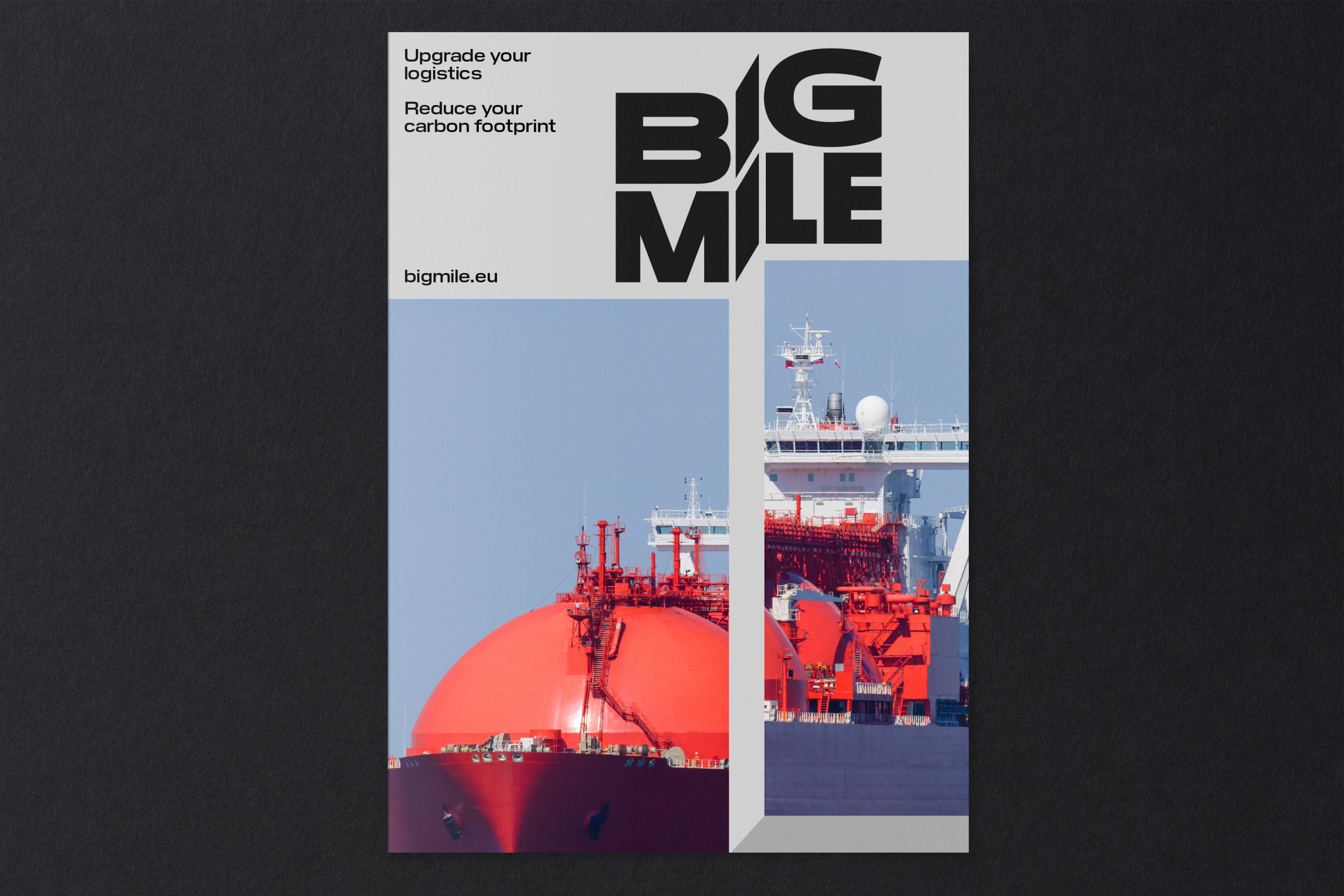 Big Mile Poster Ocean