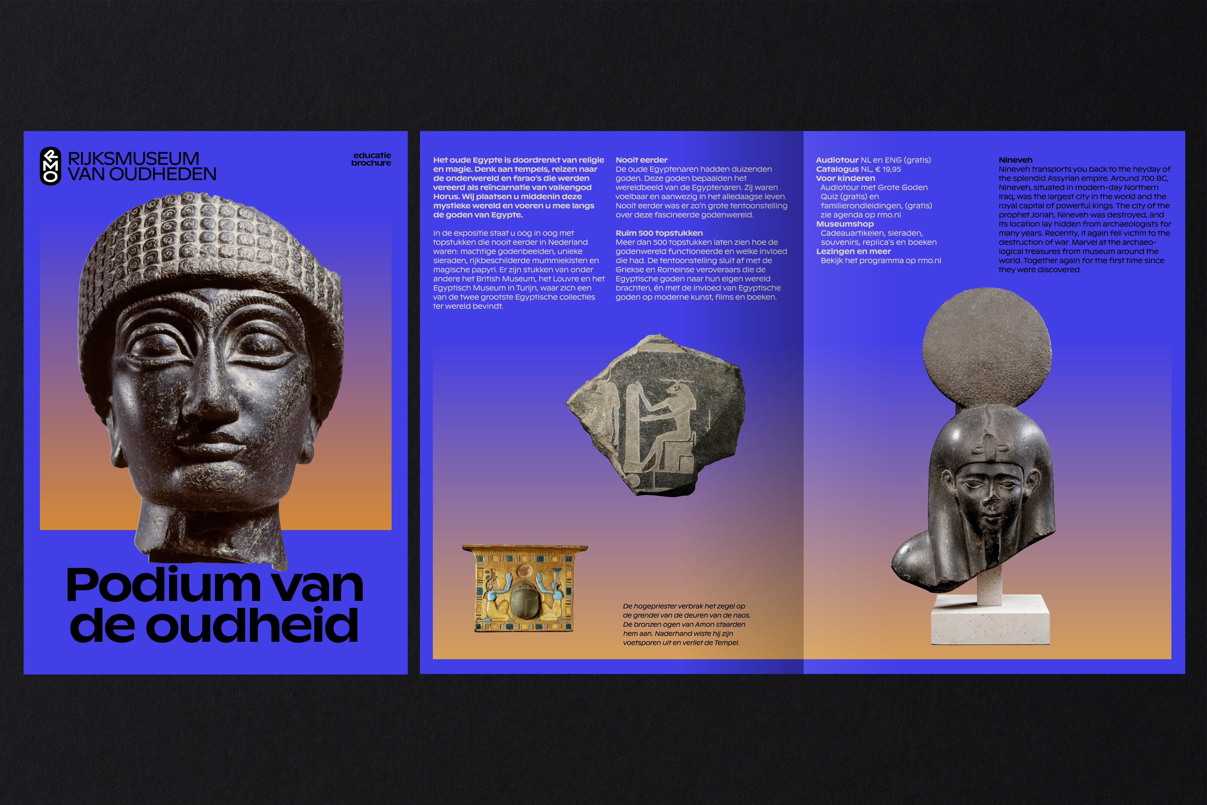 Rijksmuseum van Oudheden Podium Oudheid Flyer