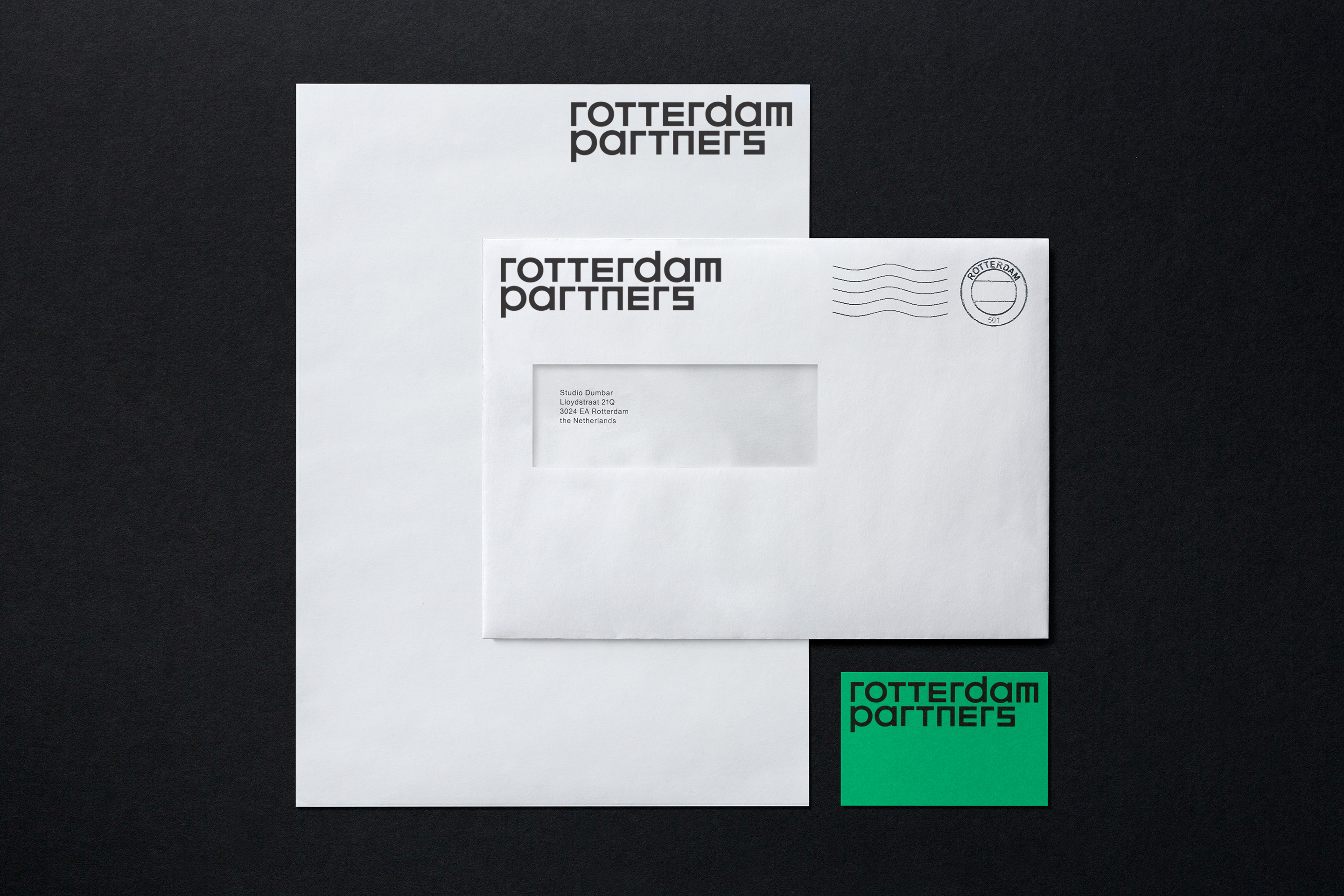 Rotterdam Partners Studio Dumbar Stationery